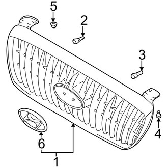 Hyundai OE - Grille & Components (GLS)