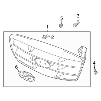 Hyundai OE - Grille & Components (GT Hatchback)