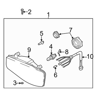 Hyundai OE - Front Lamps - Headlamp Components