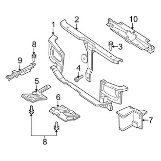Hyundai OE - Radiator Support