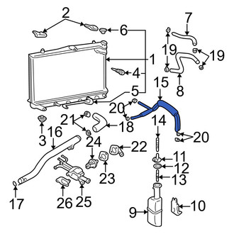 Hyundai OE - Lower Radiator Coolant Hose