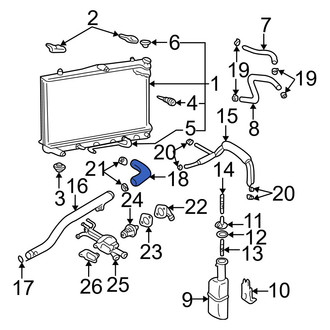 Hyundai OE - Lower Radiator Coolant Hose