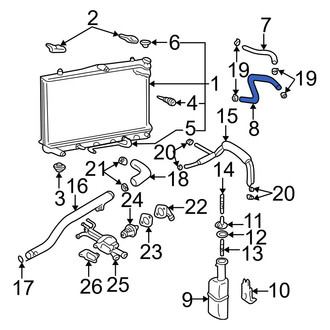 Hyundai OE - Lower Radiator Coolant Hose