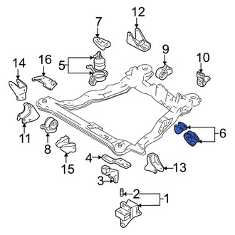 Hyundai OE - Left Engine Mount Bracket