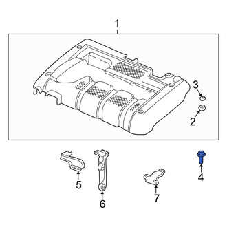 Hyundai OE - Engine Appearance Cover Screw