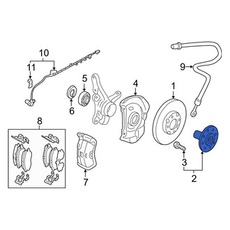 Hyundai OE - Front Wheel Hub