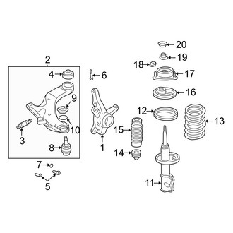 Hyundai OE - Front Suspension - Suspension Components
