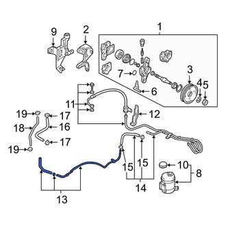 Hyundai OE - Power Steering Return Hose