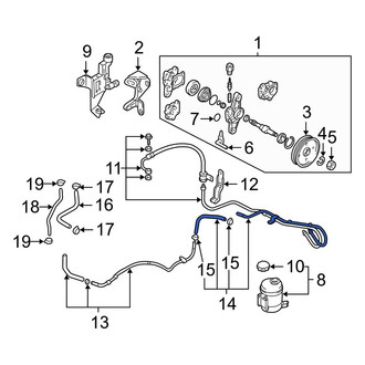 Hyundai OE - Power Steering Return Hose