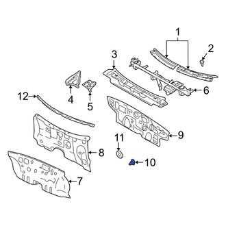 Hyundai OE - Outer Dashboard Panel Cap