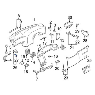 Hyundai OE - Center High Mount Stop Light Bulb