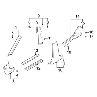 Hyundai OE - Pillars, Rocker & Floor - Interior Trim