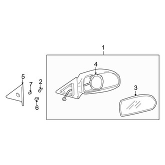 Hyundai OE - Front Door - Outside Mirrors
