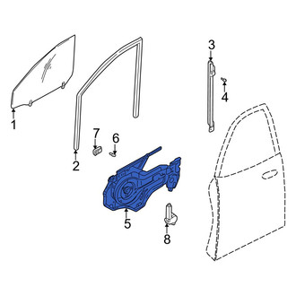 Hyundai OE - Front Right Window Regulator