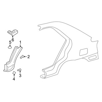 Hyundai OE - Quarter Panel - Exterior Trim (GLS)