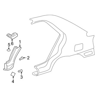 Hyundai OE - Quarter Panel - Exterior Trim (GT Hatchback)