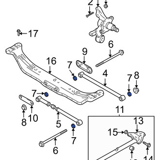 Hyundai OE - Rear Lower Suspension Control Arm Washer