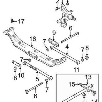 Hyundai OE - Rear Suspension - Suspension Components