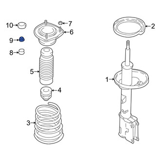 Hyundai OE - Suspension Strut Nut