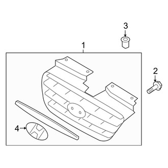 Hyundai OE - Grille & Components (GLS / SE)