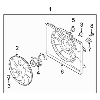 Hyundai OE - Cooling Fan (2.0L)