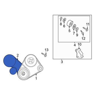 Hyundai OE - Accessory Drive Belt