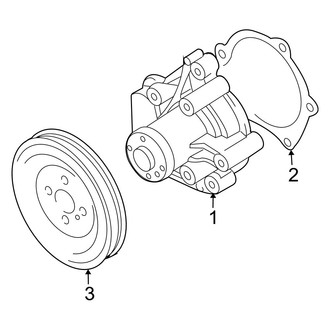 Hyundai OE - Cooling - Water Pump (Touring GLS / Touring SE)