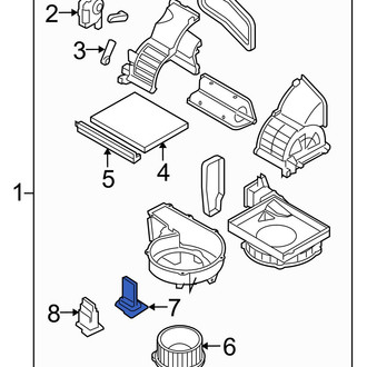 Hyundai OE - HVAC Blower Motor Resistor
