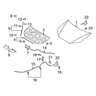 Hyundai OE - Hood & Components (GLS / SE)