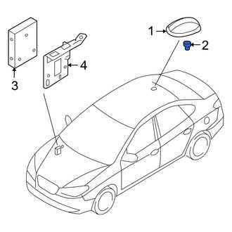 Hyundai OE - Radio Antenna Base Nut