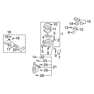 Hyundai OE - Engine Air Intake Hose