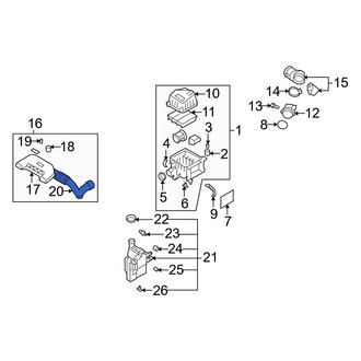 Hyundai OE - Engine Air Intake Hose