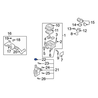 Hyundai OE - Engine Air Intake Resonator Seal