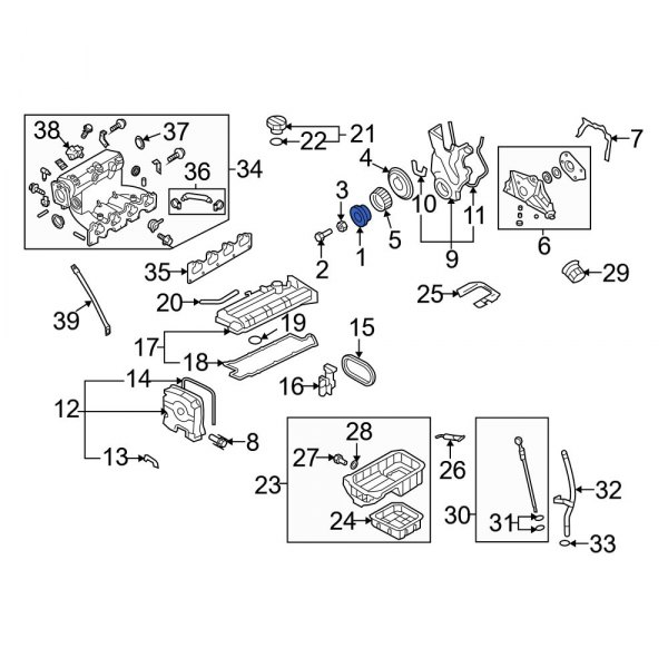 Engine Crankshaft Pulley