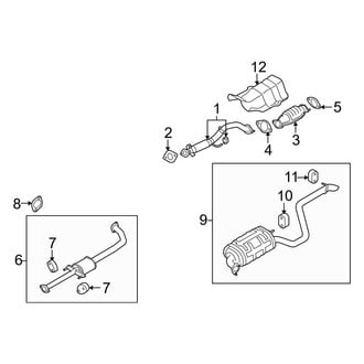 Hyundai OE - Exhaust System - Exhaust Components (GLS / SE)