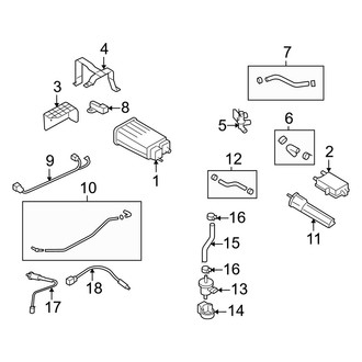 Hyundai OE - Emission System - Emission Components (GLS / Limited / SE)