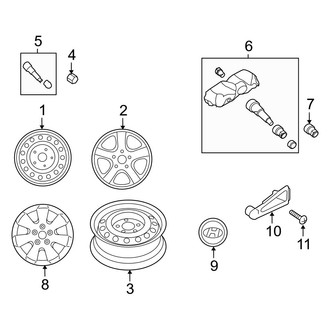 Hyundai OE - Wheels (Hatchback)
