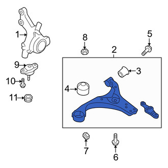 Hyundai OE - Front Left Suspension Control Arm