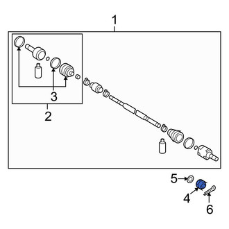 Hyundai OE - CV Joint Nut