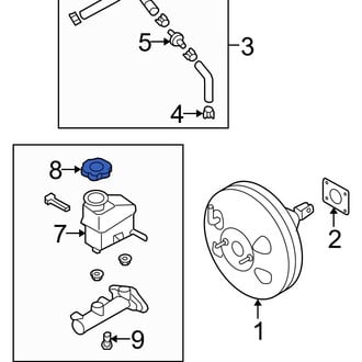 Hyundai OE - Brake Master Cylinder Reservoir Cap