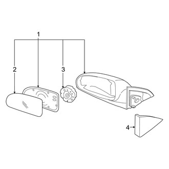 Hyundai OE - Front Door - Outside Mirrors (GLS / SE)