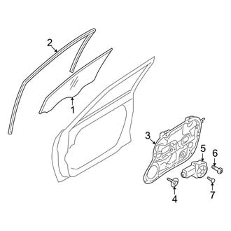 Hyundai OE - Front Door - Glass & Hardware