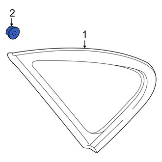 Hyundai OE - Quarter Panel Glass Nut