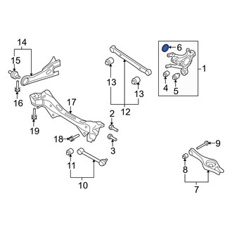 Hyundai OE - Rear Suspension Knuckle