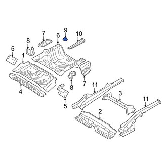Hyundai OE - Spare Tire Bracket