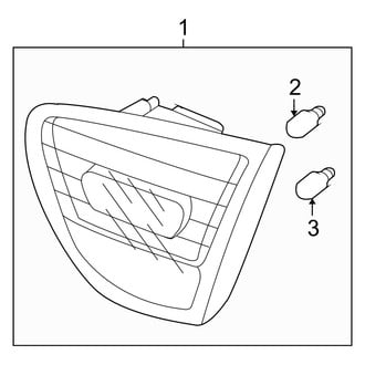 Hyundai OE - Rear Lamps - Tail Lamps (On Trunk Lid), (GLS / SE)