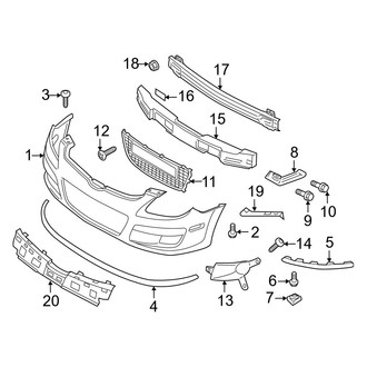 Hyundai OE - Front Bumper - Bumper & Components (Touring GLS / Touring SE)