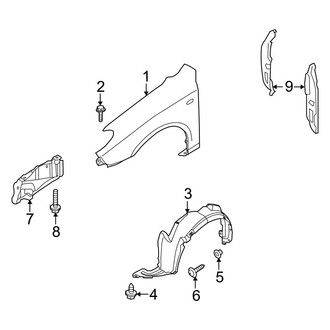 Hyundai OE - Fender & Components (Touring GLS / Touring SE)