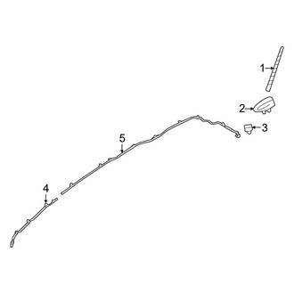 Hyundai OE - Electrical - Antenna (With Satellite Wagon), (Touring GLS / Touring SE)