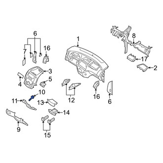 Hyundai OE - Instrument Panel Knee Bolster Screw